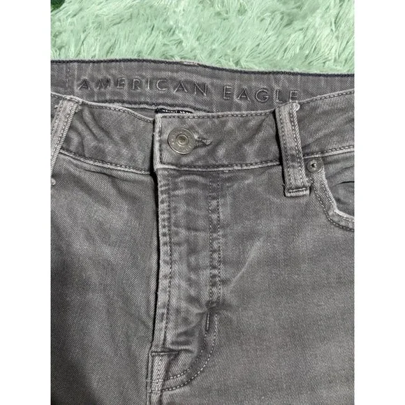🍑American Eagle Next Level Flex Men’s Skinny Acid Wash Jeans (Size 30) 616 - Picture 3 of 7